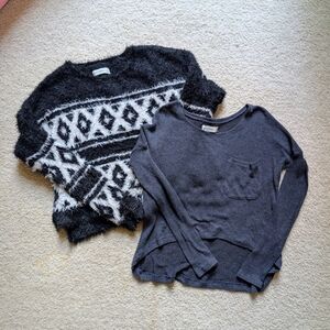 Abercrombie & Fitch Lightweight Sweater Duo (Junior's)